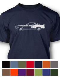 1971 Plymouth Barracuda 'Cuda 440 Coupe T-Shirt - Men - Side View