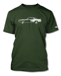 1971 Plymouth Barracuda 'Cuda 440 Coupe T-Shirt - Men - Side View