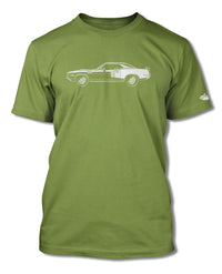 1971 Plymouth Barracuda 'Cuda 440 Coupe T-Shirt - Men - Side View