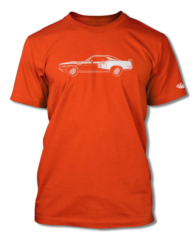 1971 Plymouth Barracuda 'Cuda 440 Coupe T-Shirt - Men - Side View