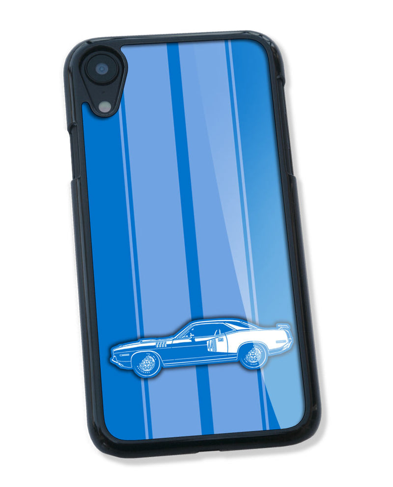 1971 Plymouth Barracuda 'Cuda 440 Coupe Smartphone Case - Racing Stripes