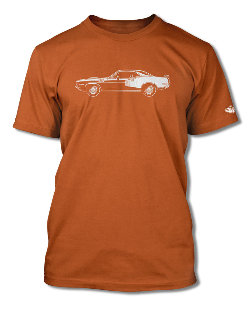 1971 Plymouth Barracuda 'Cuda 426 HEMI Coupe T-Shirt - Men - Side View
