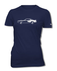 1971 Plymouth Barracuda 'Cuda 426 HEMI Coupe T-Shirt - Women - Side View