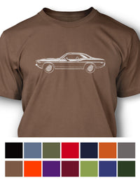 1972 Plymouth Barracuda 'Cuda Coupe T-Shirt - Men - Side View