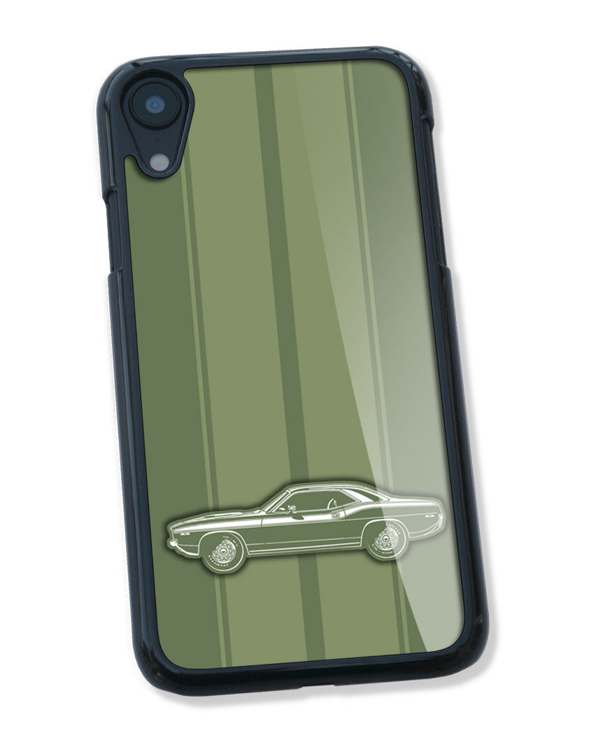 1972 Plymouth Barracuda 'Cuda 340 Coupe Smartphone Case - Racing Stripes