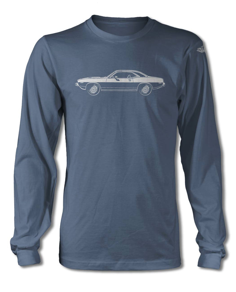1974 Plymouth Barracuda 'Cuda Coupe T-Shirt - Long Sleeves - Side View