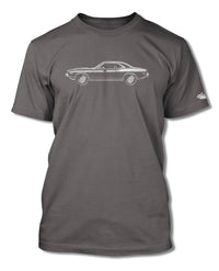 1974 Plymouth Barracuda 'Cuda 340 Coupe T-Shirt - Men - Side View