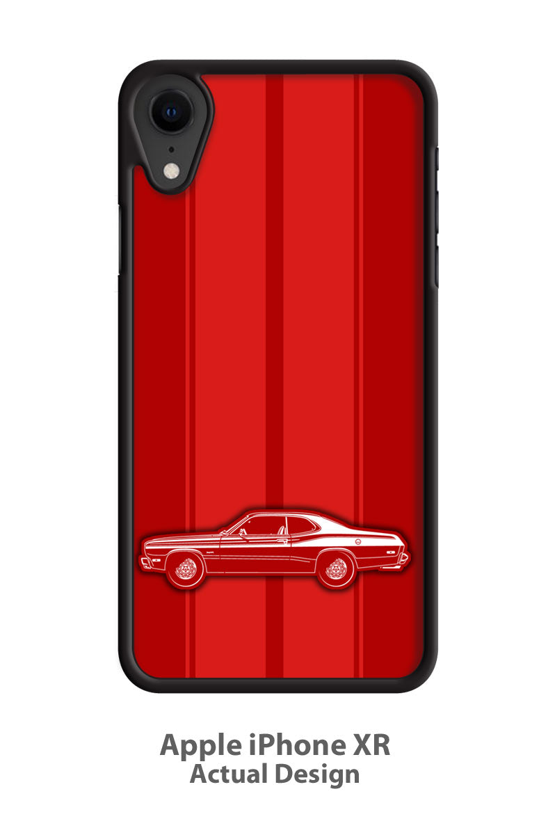 Plymouth Duster 1974 Coupe Smartphone Case - Racing Stripes