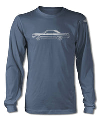1967 Plymouth GTX Coupe T-Shirt - Long Sleeves - Side View