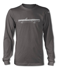 1969 Plymouth GTX Convertible T-Shirt - Long Sleeves - Side View