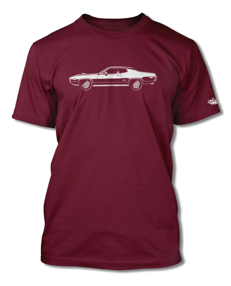 1971 Plymouth GTX 440-6 Coupe T-Shirt - Men - Side View