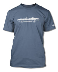 1971 Plymouth GTX 440-6 Coupe T-Shirt - Men - Side View