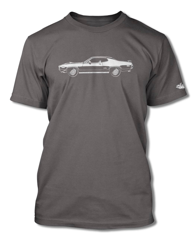 1971 Plymouth GTX HEMI Coupe T-Shirt - Men - Side View