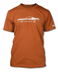 1971 Plymouth GTX HEMI Coupe T-Shirt - Men - Side View