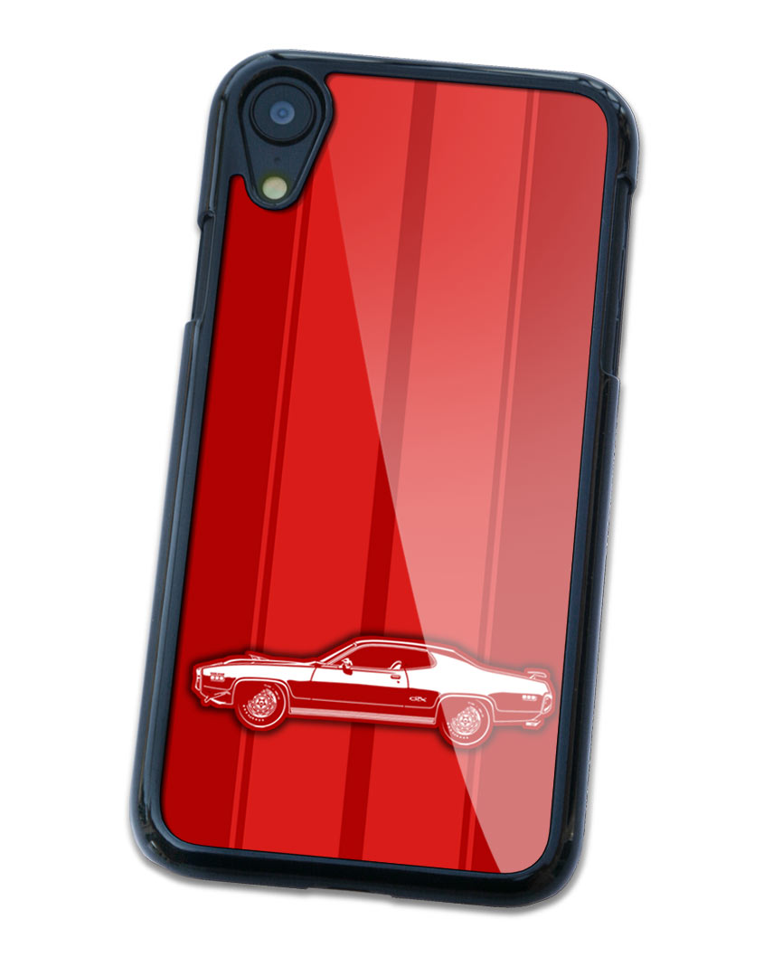 1971 Plymouth GTX HEMI Coupe Smartphone Case - Racing Stripes