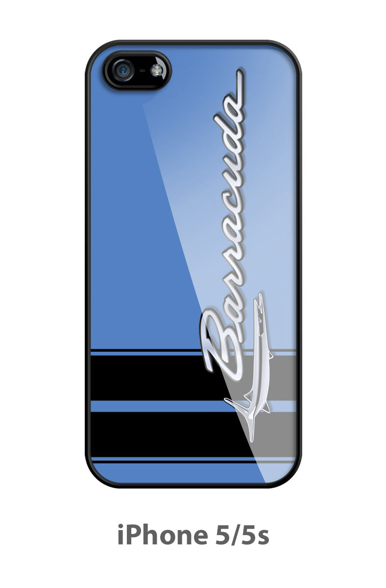 1964 - 1969 Plymouth Barracuda 'Cuda Emblem Smartphone Case - Racing Stripes