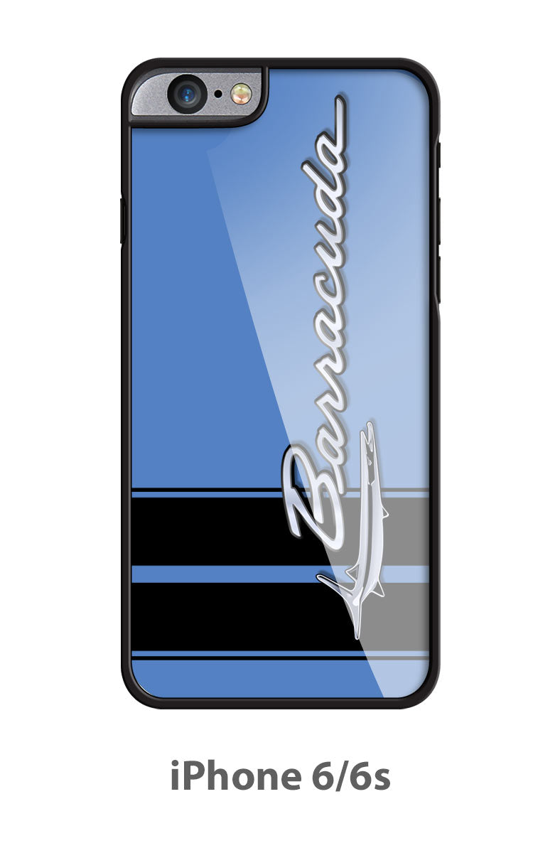 1964 - 1969 Plymouth Barracuda 'Cuda Emblem Smartphone Case - Racing Stripes