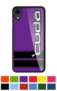 Plymouth Barracuda 'Cuda 1970 - 1974 Emblem Smartphone Case - Racing Stripes