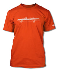 1968 Plymouth Road Runner Coupe T-Shirt - Men - Side View