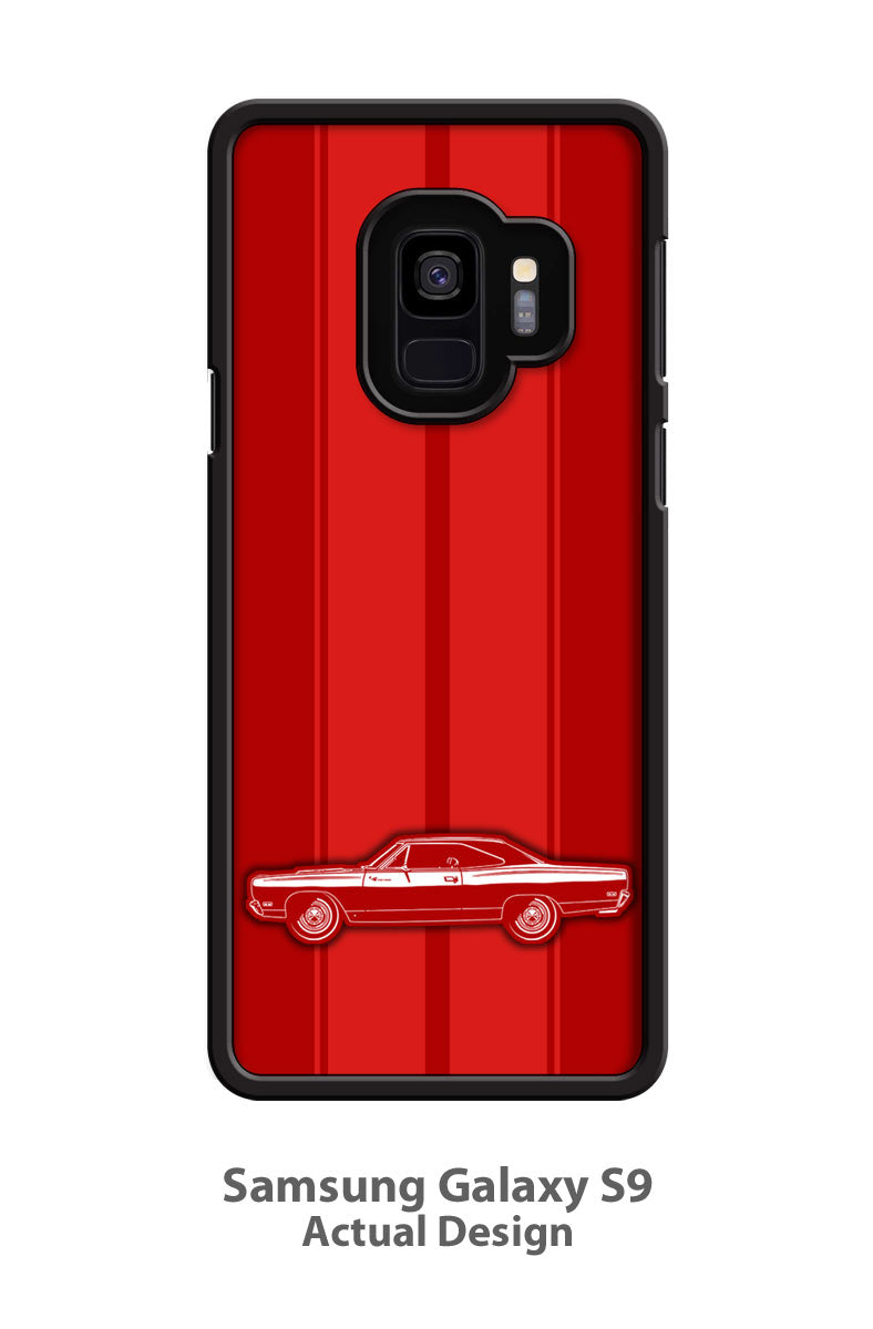 Plymouth Road Runner 1969 Coupe Smartphone Case - Racing Stripes