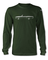 1970 Plymouth Road Runner Convertible T-Shirt - Long Sleeves - Side View