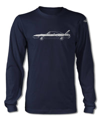 1970 Plymouth Road Runner Superbird Coupe T-Shirt - Long Sleeves - Side View