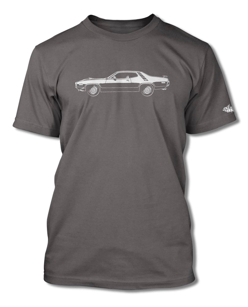 1971 Plymouth Road Runner 440 Coupe T-Shirt - Men - Side View