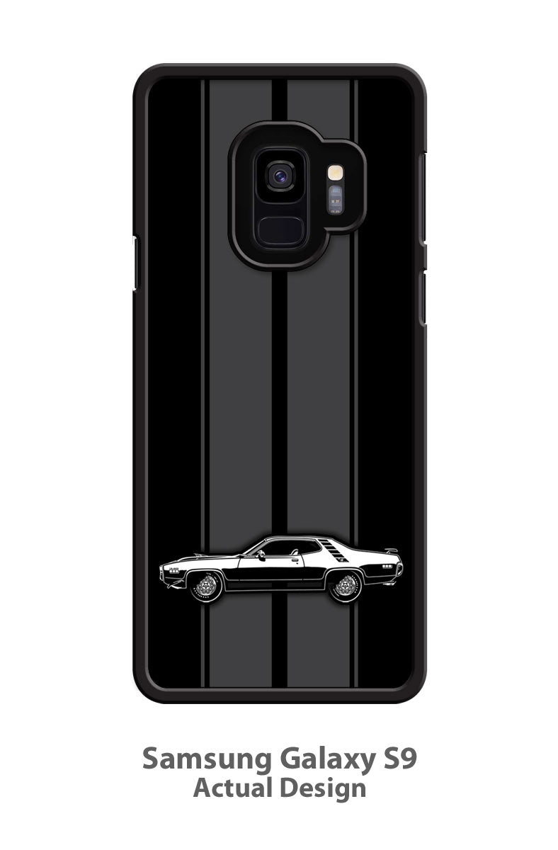 Plymouth Road Runner 1971 340 Coupe Smartphone Case - Racing Stripes