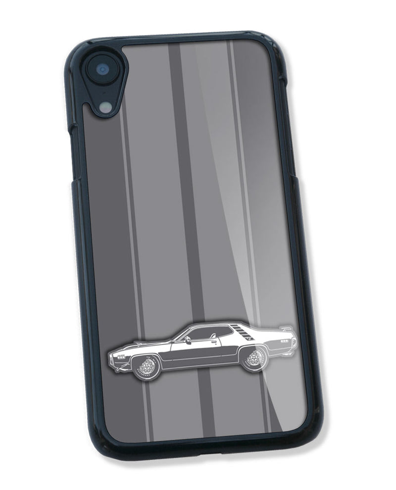 1971 Plymouth Road Runner 440 Coupe Smartphone Case - Racing Stripes