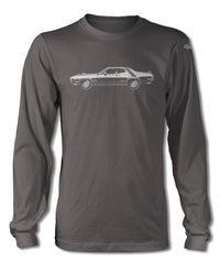 1972 Plymouth Road Runner 340 Coupe T-Shirt - Long Sleeves - Side View