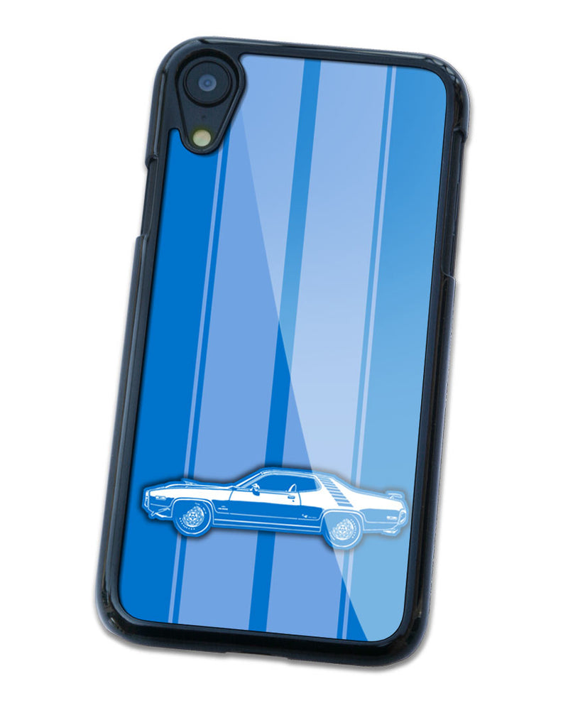 1972 Plymouth Road Runner 440 Coupe Smartphone Case - Racing Stripes