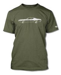 1972 Plymouth Road Runner Coupe T-Shirt - Men - Side View