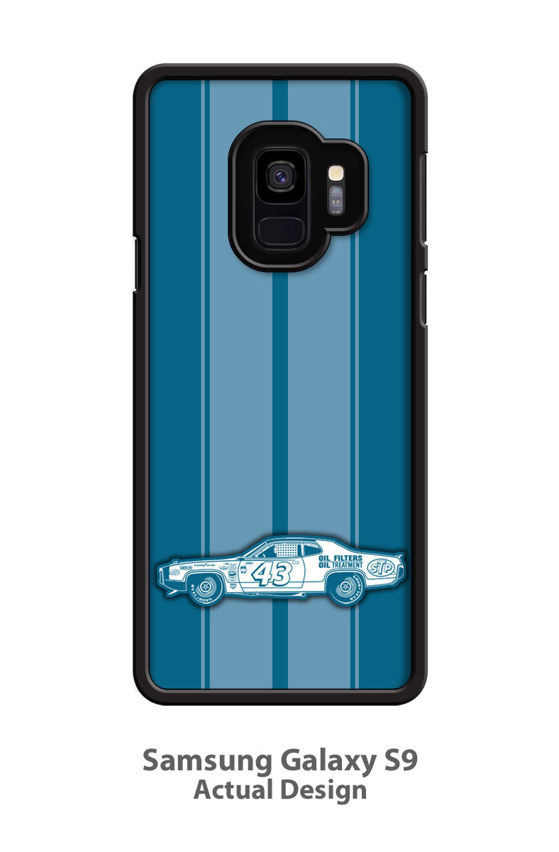 Plymouth Road Runner 1972 R. PETTY - NASCAR Smartphone Case - Racing Stripes