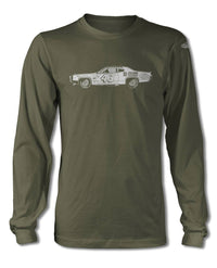 1972 Plymouth Road Runner R. PETTY - NASCAR T-Shirt - Long Sleeves - Side View