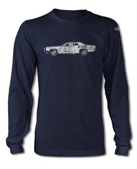 1972 Plymouth Road Runner R. PETTY - NASCAR T-Shirt - Long Sleeves - Side View