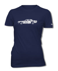 1972 Plymouth Road Runner R. PETTY - NASCAR T-Shirt - Women - Side View