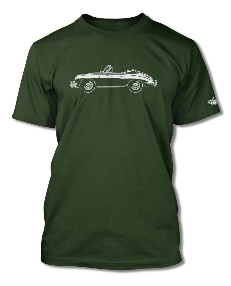 Porsche 356B Convertible T-Shirt - Men - Side View