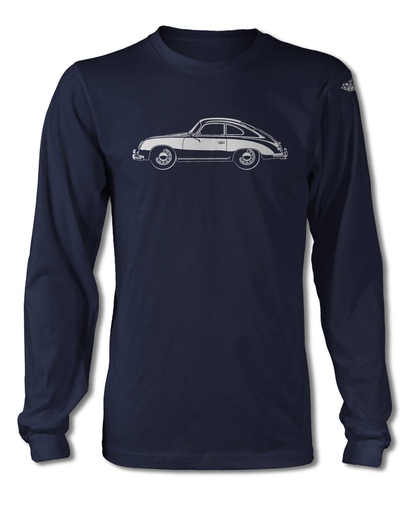 Porsche 356 Pre-A Coupe T-Shirt - Long Sleeves - Side View