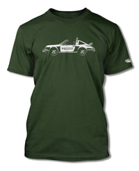 Porsche 911 Targa German Polizei (police) 1971 T-Shirt - Men - Side View