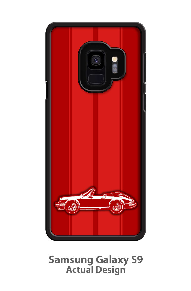 Porsche 911 Convertible Cabriolet Smartphone Case - Racing Stripes