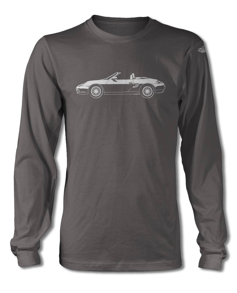 Porsche 986 Boxster T-Shirt - Long Sleeves - Side View