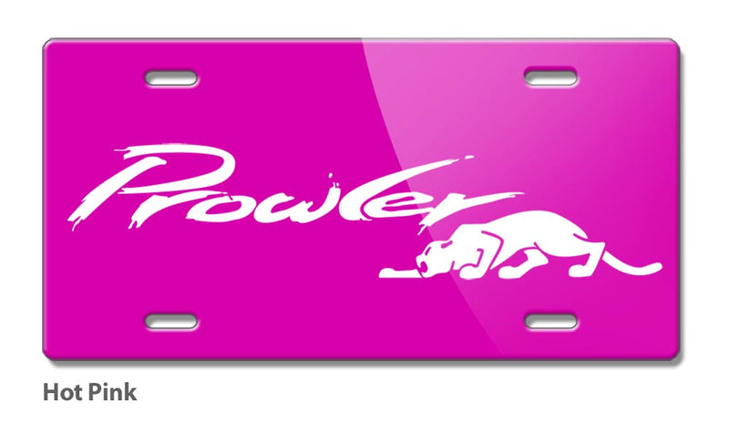 1997 - 2002 Plymouth Prowler Emblem Novelty License Plate - Vintage Emblem