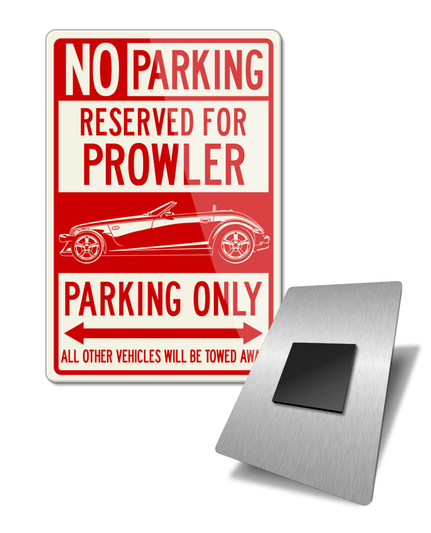 1997 - 2002 Plymouth Prowler Reserved Parking Fridge Magnet