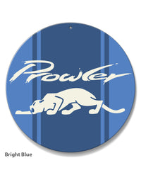 1997 - 2002 Plymouth Prowler Emblem Novelty Round Aluminum Sign