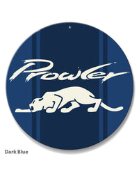 1997 - 2002 Plymouth Prowler Emblem Novelty Round Aluminum Sign