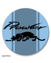 1997 - 2002 Plymouth Prowler Emblem Novelty Round Aluminum Sign