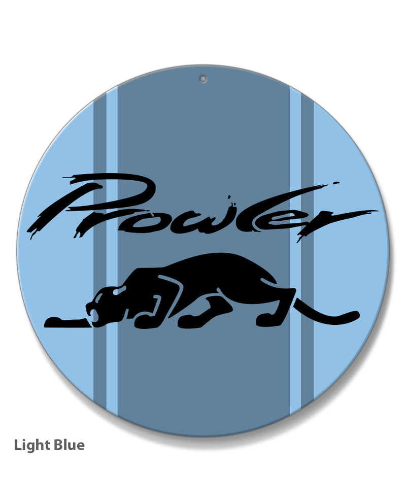 1997 - 2002 Plymouth Prowler Emblem Novelty Round Aluminum Sign