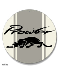 1997 - 2002 Plymouth Prowler Emblem Novelty Round Aluminum Sign