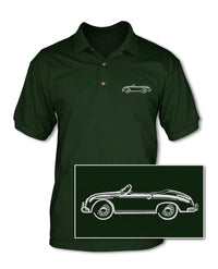Porsche 356 Roadster - Adult Pique Polo Shirt - Side View