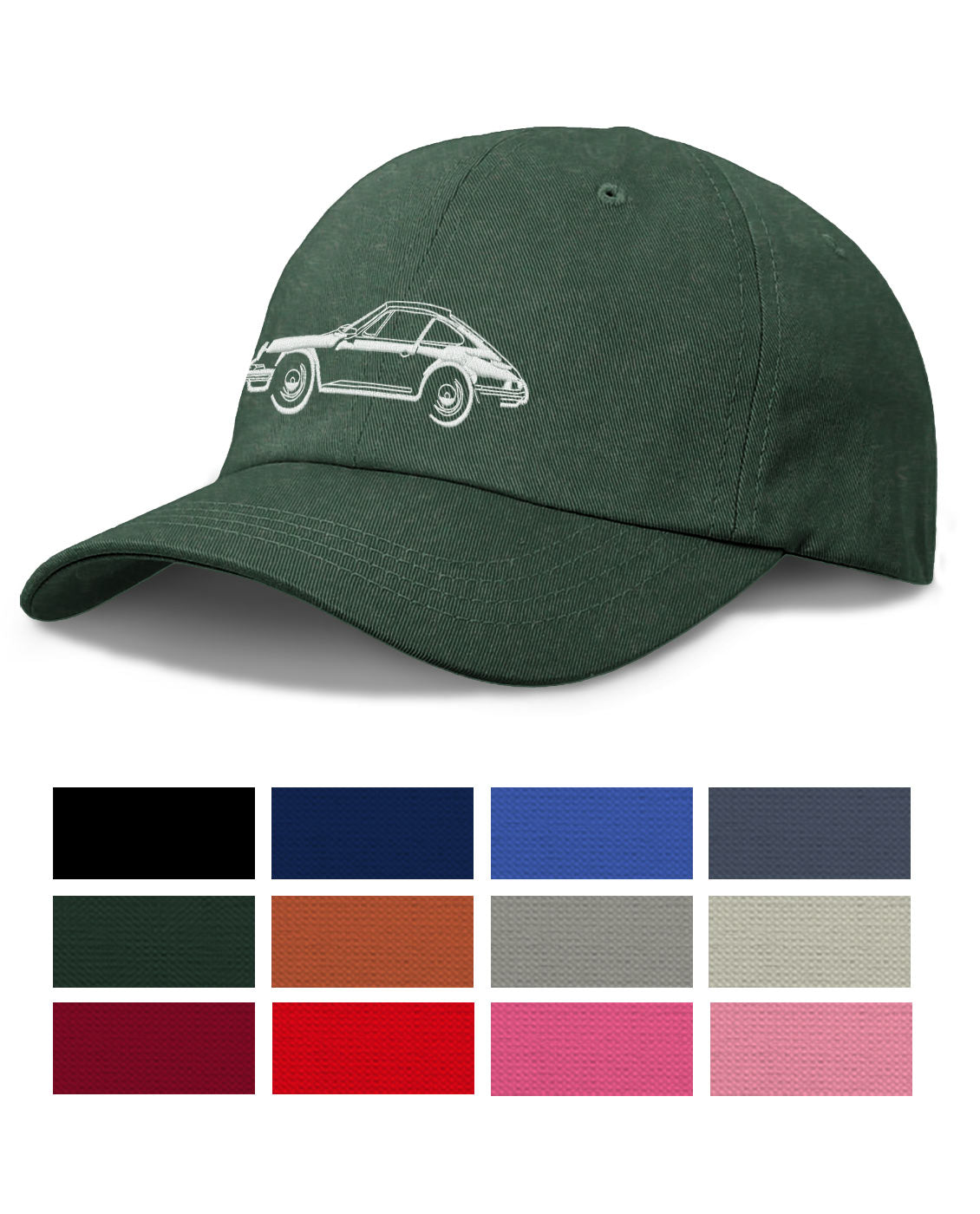 Porsche 911 Coupe - Baseball Cap for Men & Women - Side View – Legend Lines